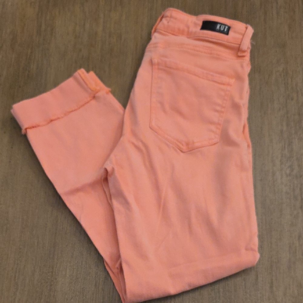 Kut from the Kloth Amy Coral Ankle Jeans